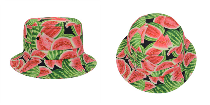 西瓜水果渔夫帽