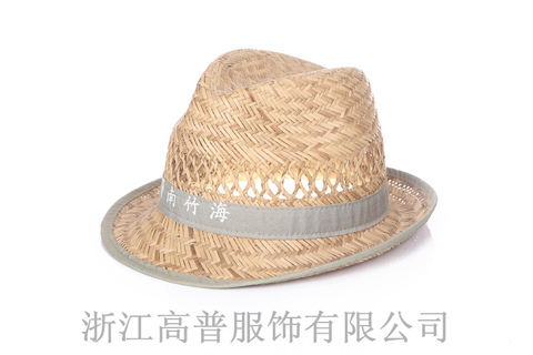 男士巴拿马帽，样帽图由江浙沪帽子工厂提供