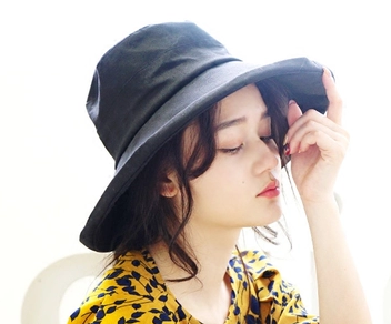 优雅日式棉布帽