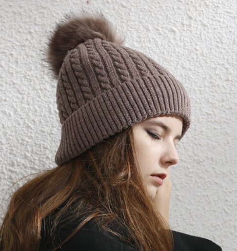 秋冬季羊毛帽子针织帽