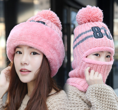 女生最爱韩版加绒帽子