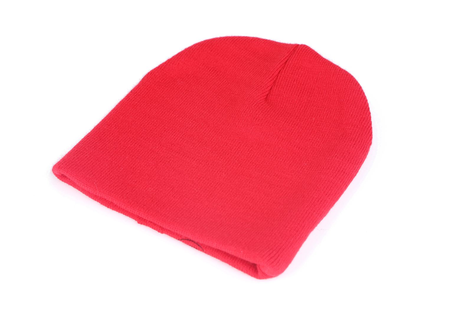 男士针织帽，红色针织帽