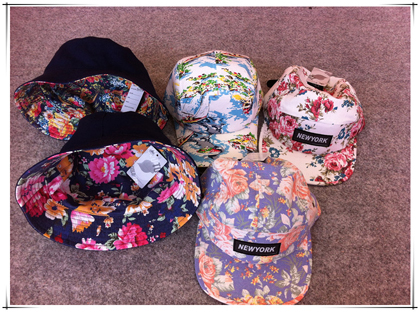 2014夏季流行的花布帽子