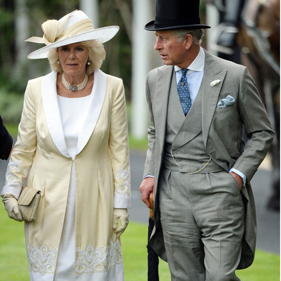 查尔斯王子与卡米拉亮相2013英国皇家爱斯科赛马会