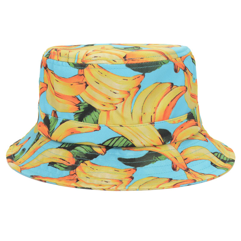 香蕉图案盆帽